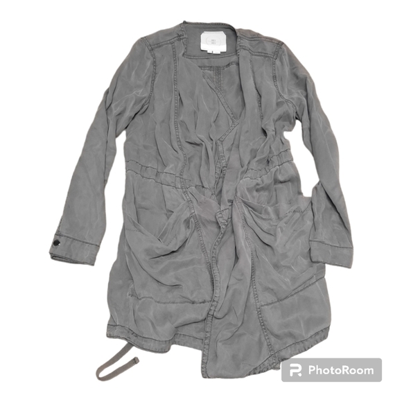 Anthropologie Hei Hei Womens Waterfall Army Utility Draped Jacket XS - Picture 2 of 9